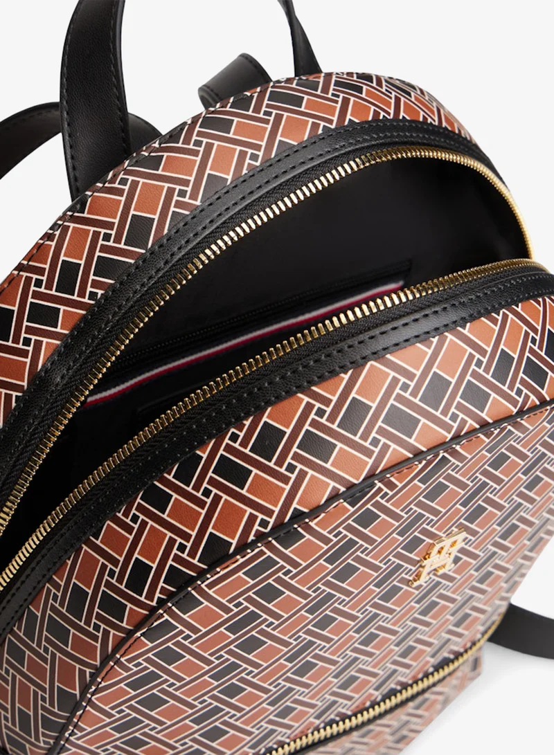 TOMMY HILFIGER  Flag Print Dome Backpack for Women | Best Price UAE